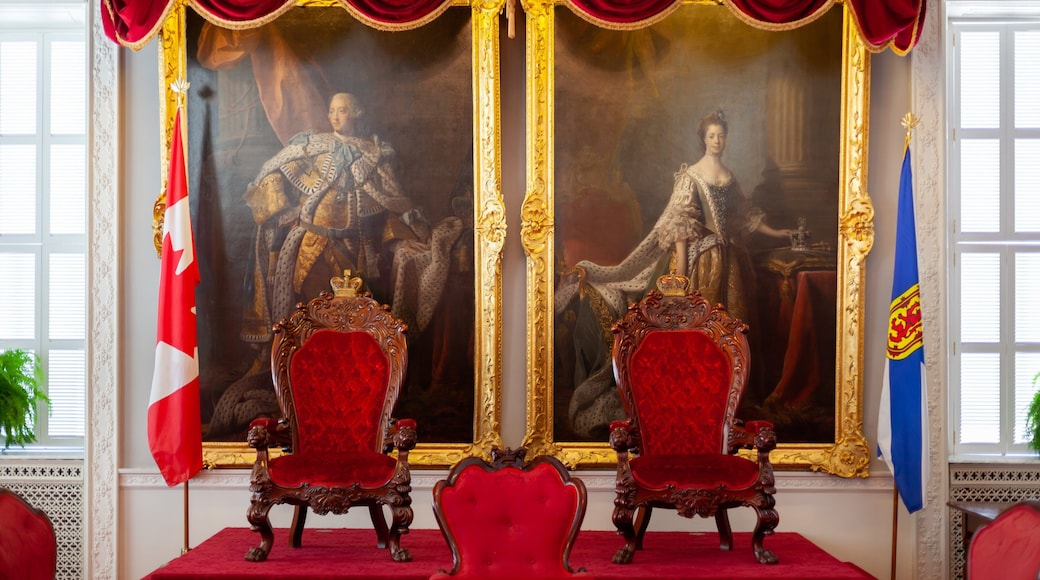 Province House featuring art, interior views and heritage elements