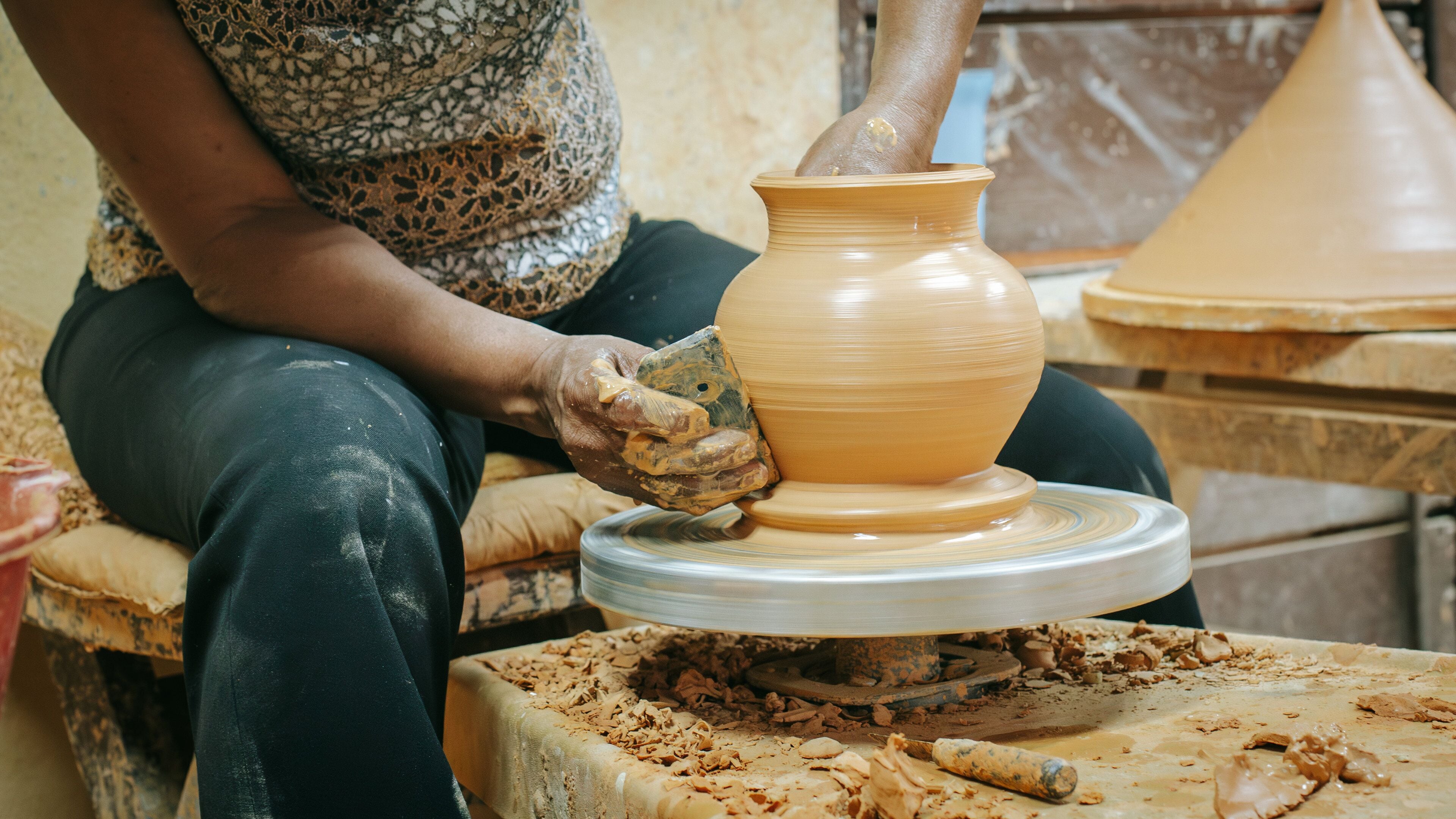 Altos de Chavon Village showing markets as well as an individual femail
