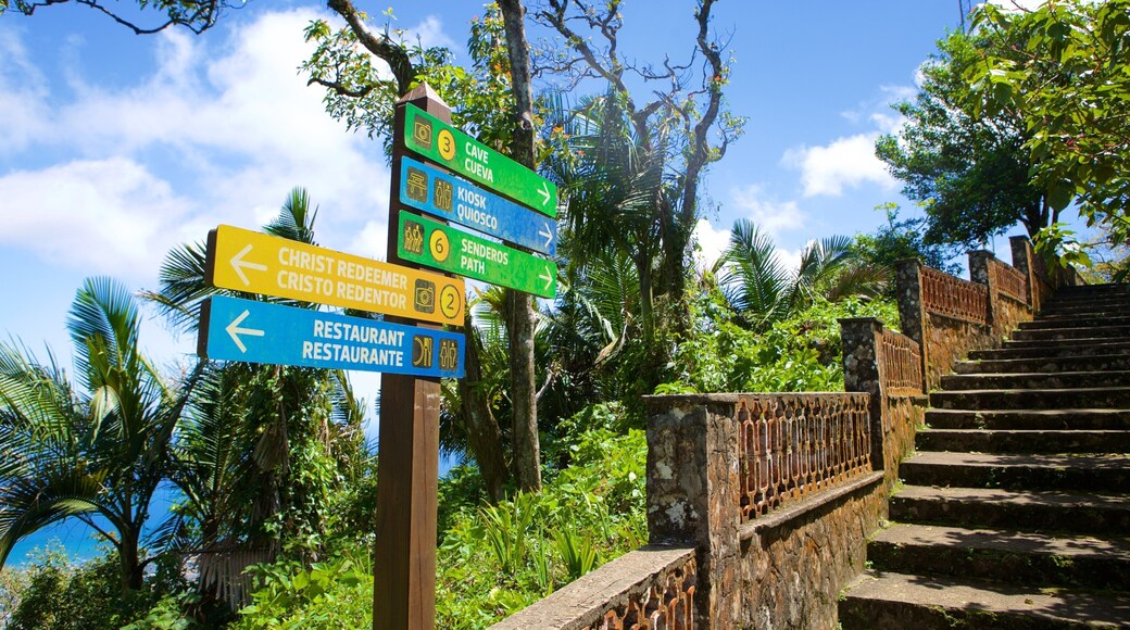 Pico Isabel de Torres og byder på skiltning