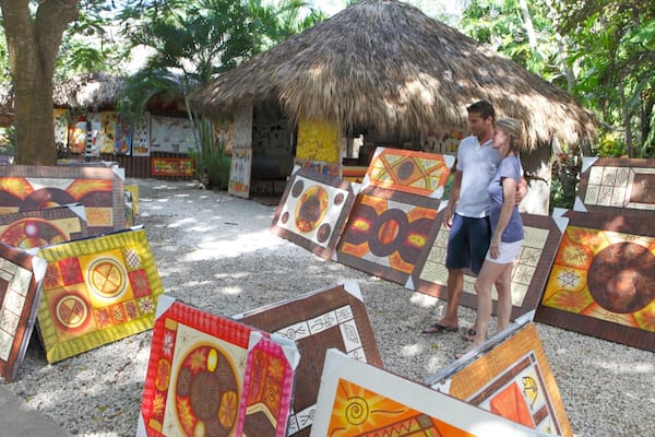 Manati Park Bavaro which includes street scenes, a small town or village and markets
