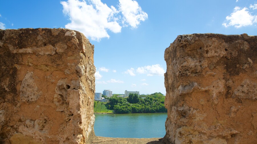 Ozama Fortress which includes chateau or palace and heritage elements