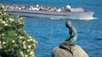Little Mermaid which includes boating, a statue or sculpture and a river or creek