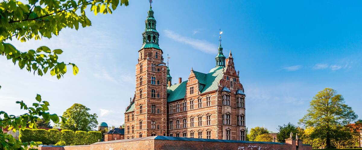 The Rosenborg Castle in Copenhagen, Denmark. Dutch Renaissance style