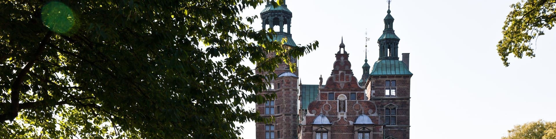 Schloss Rosenborg welches beinhaltet Stadt, historische Architektur und Garten