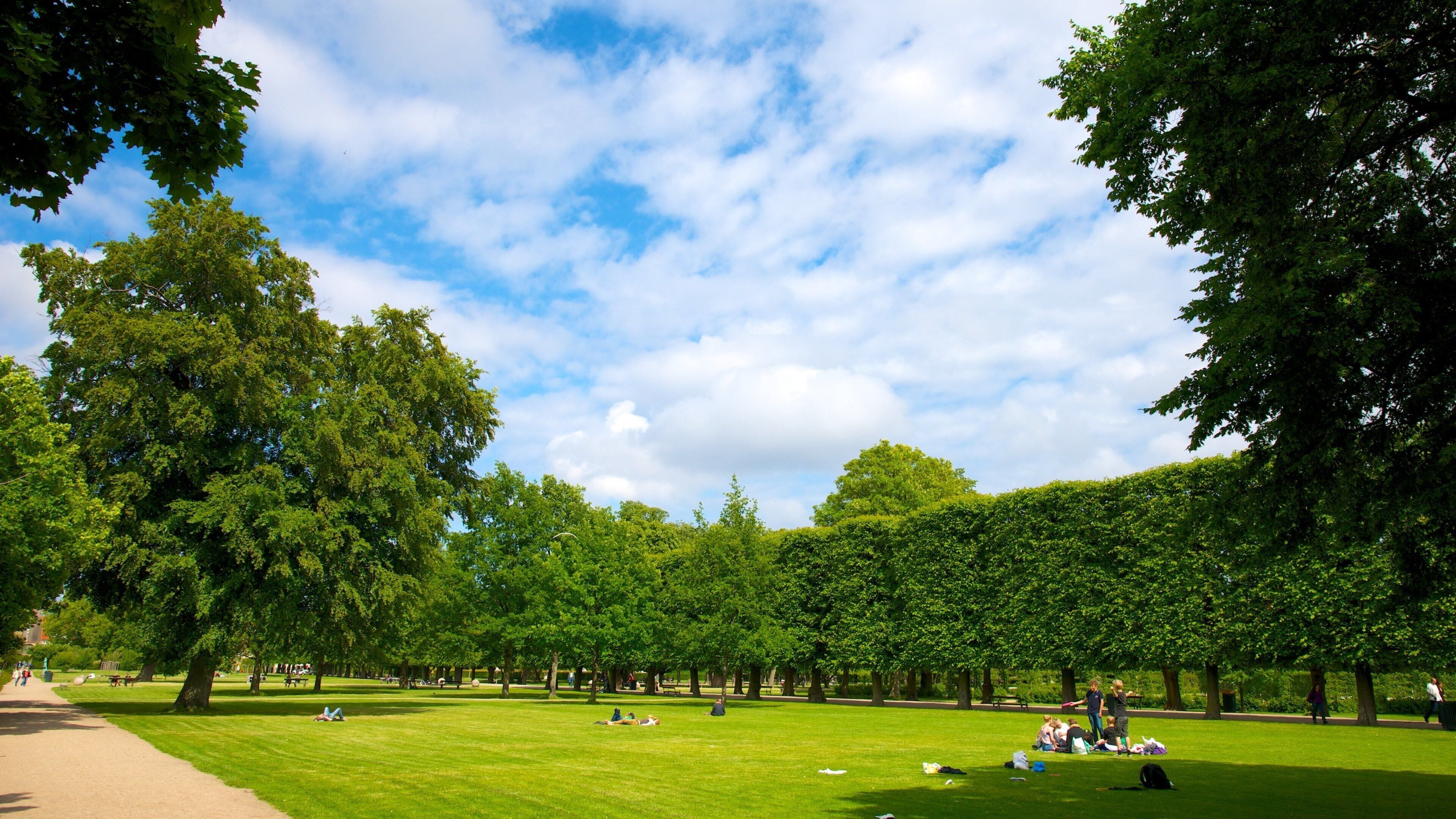 Rosenborg Castle which includes a park