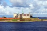 Danish harbour of Helsingor with Kronborg castle