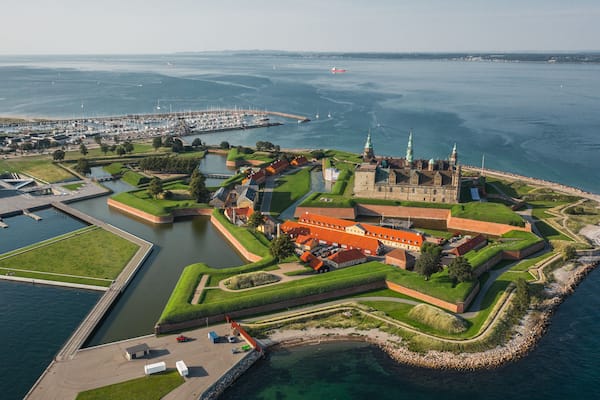 Kronborg castle in Elsinore