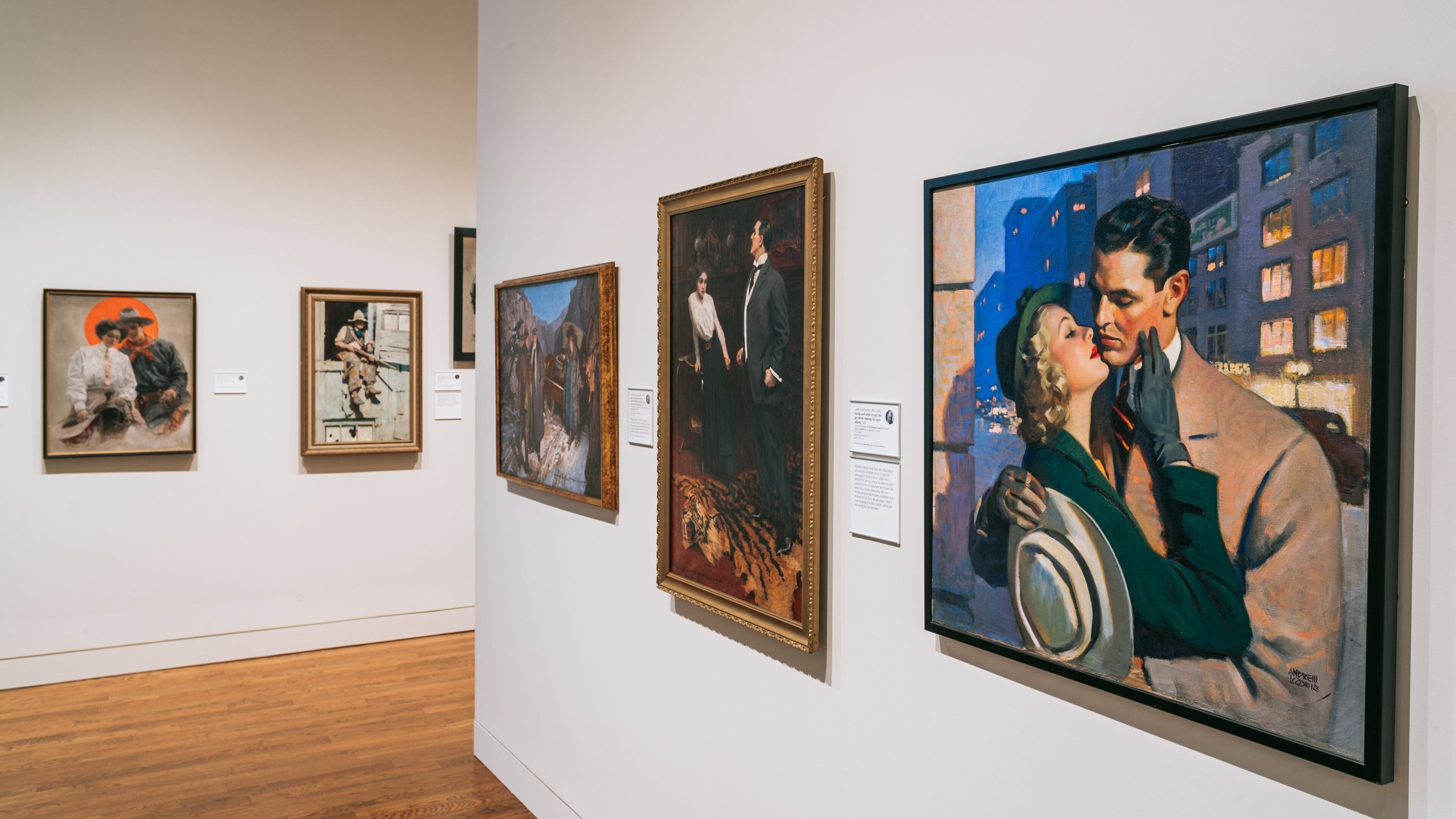 Delaware Art Museum which includes art and interior views