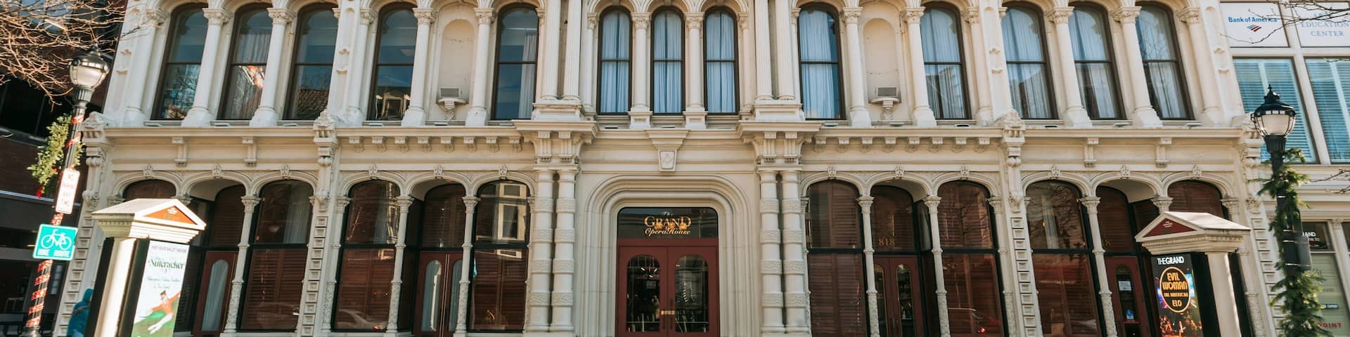 Grand Opera House featuring heritage architecture