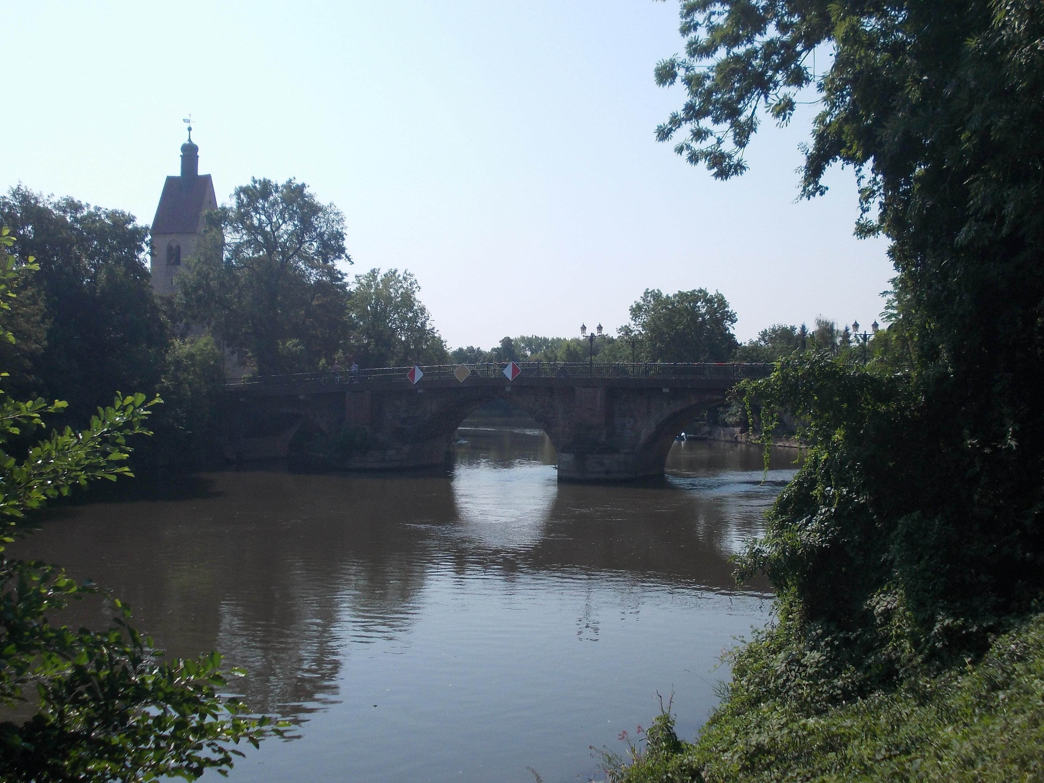 Neumarkt Bridge in Merseburg (district: Saalekreis, Saxony-Anhalt)