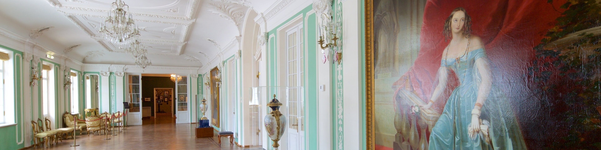 Kadriorg Palace showing art, heritage architecture and a castle