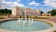 Kadriorg Palace which includes heritage architecture and a fountain
