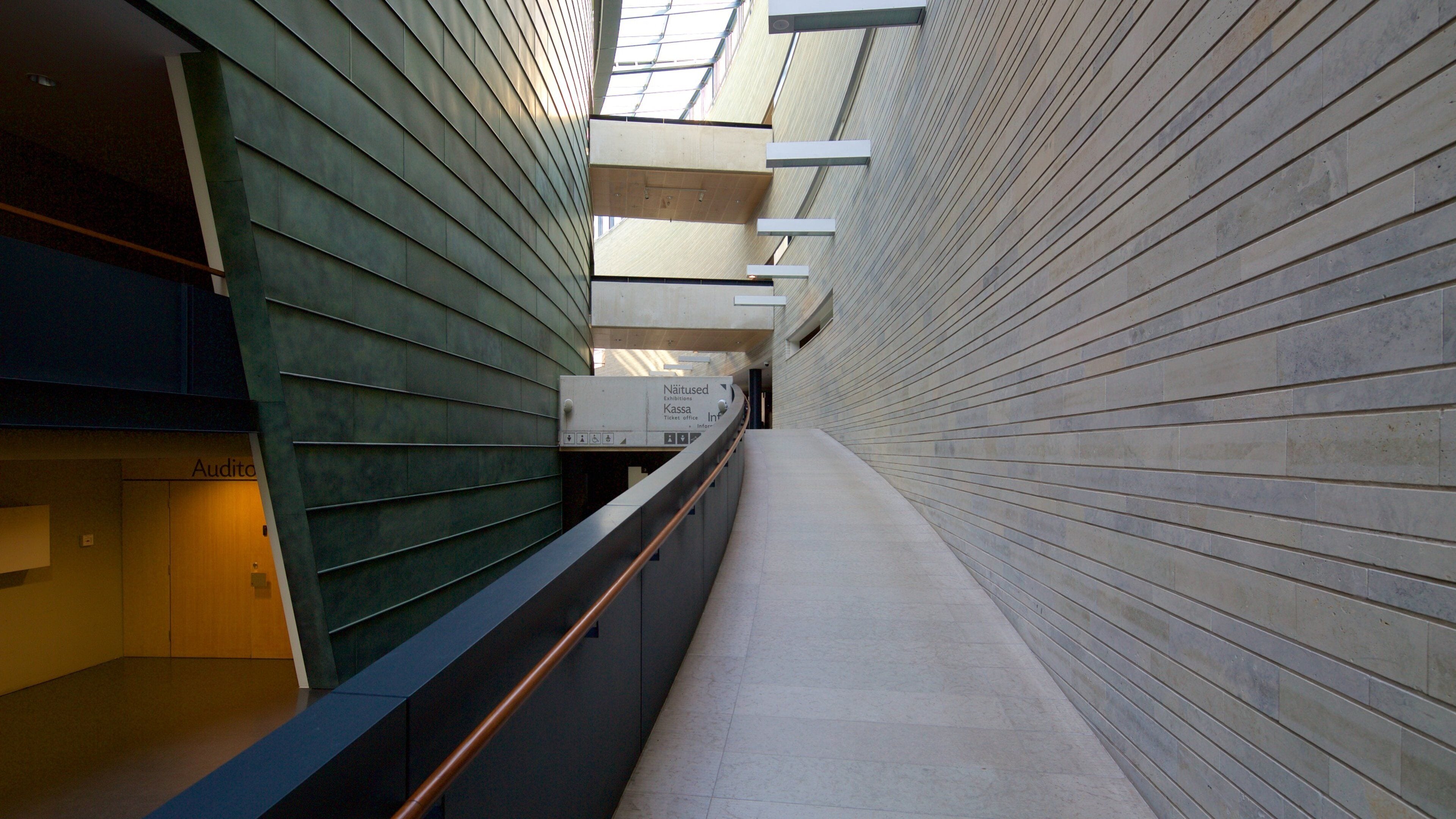 Kumu Art Museum which includes interior views and modern architecture