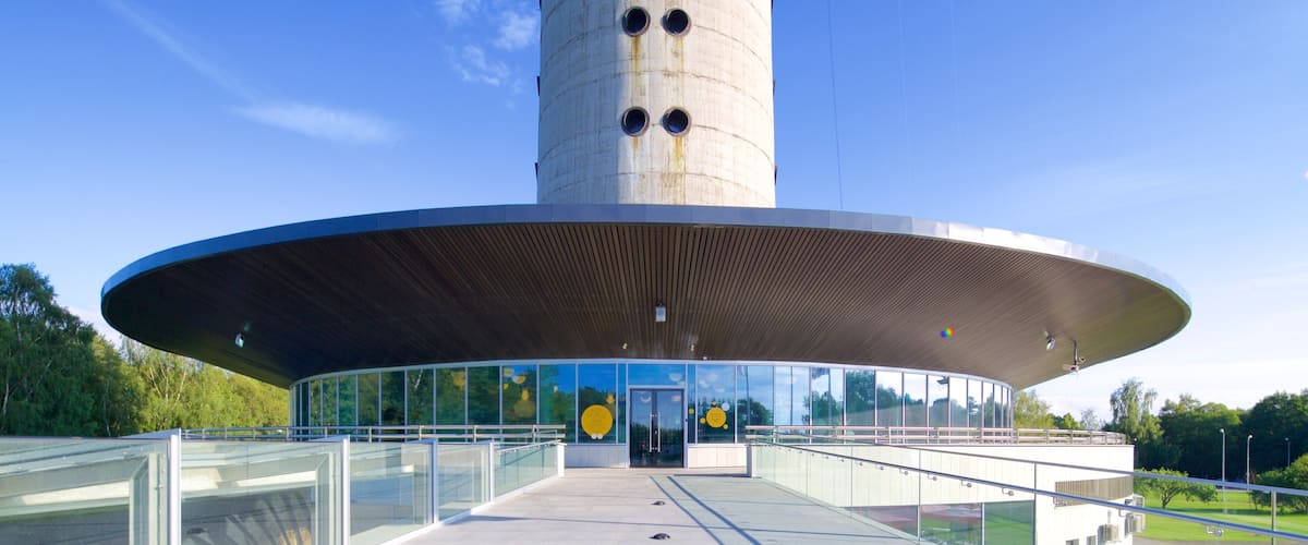 Tallinn TV Tower which includes modern architecture