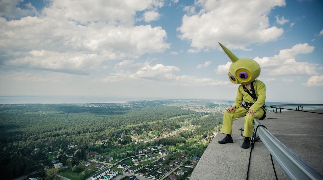 Televisietoren van Tallinn bevat vergezichten en landschappen