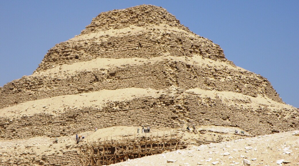 An early pyramid #stunningstructures of the step type at the huge complex at Saqarah