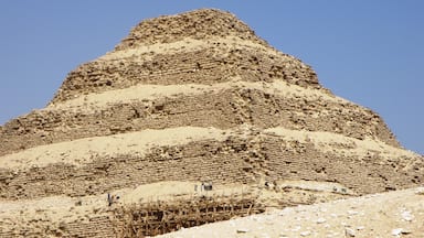 An early pyramid #stunningstructures of the step type at the huge complex at Saqarah