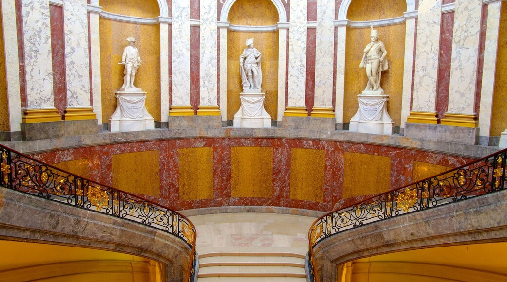 Bode Museum featuring heritage elements, interior views and a statue or sculpture
