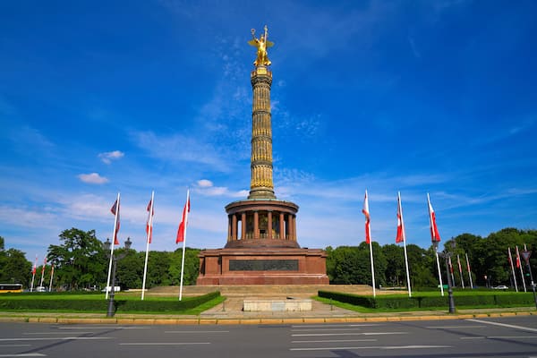 Siegessaule column in Berlin Germany