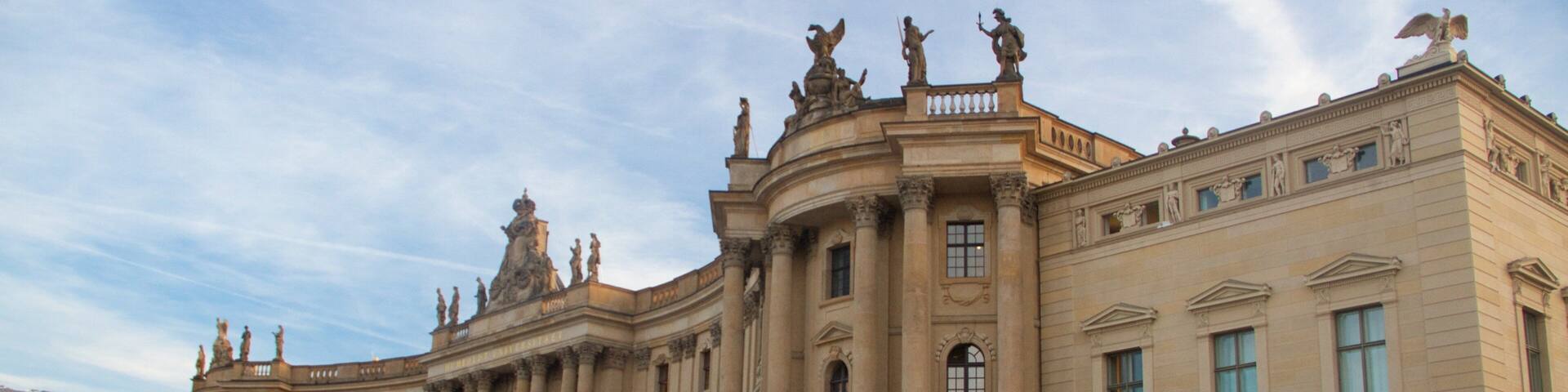 Bebelplatz which includes heritage architecture and heritage elements