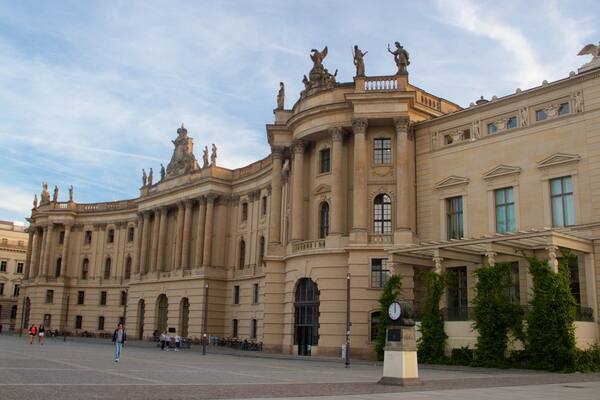 Bebelplatz which includes heritage architecture and heritage elements