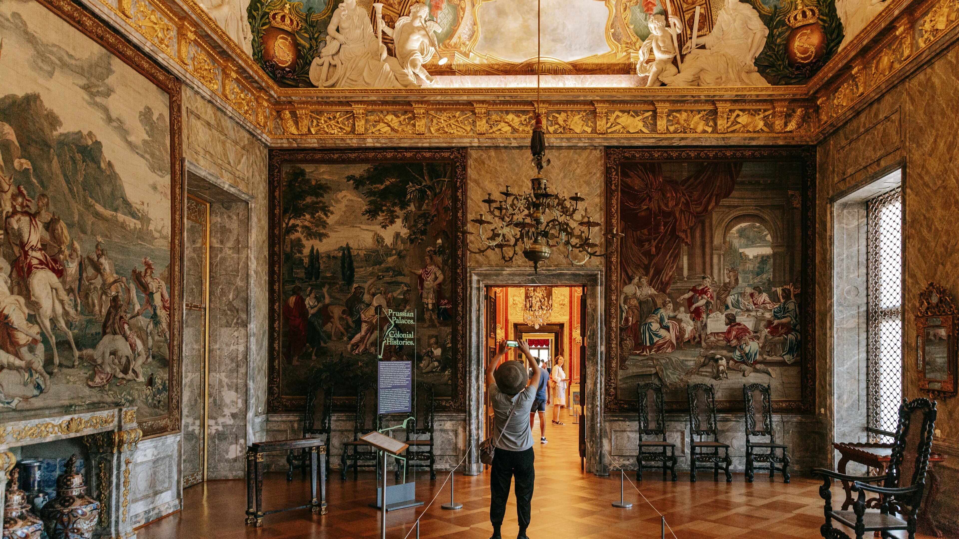 Schloss Charlottenburg featuring heritage elements, interior views and art
