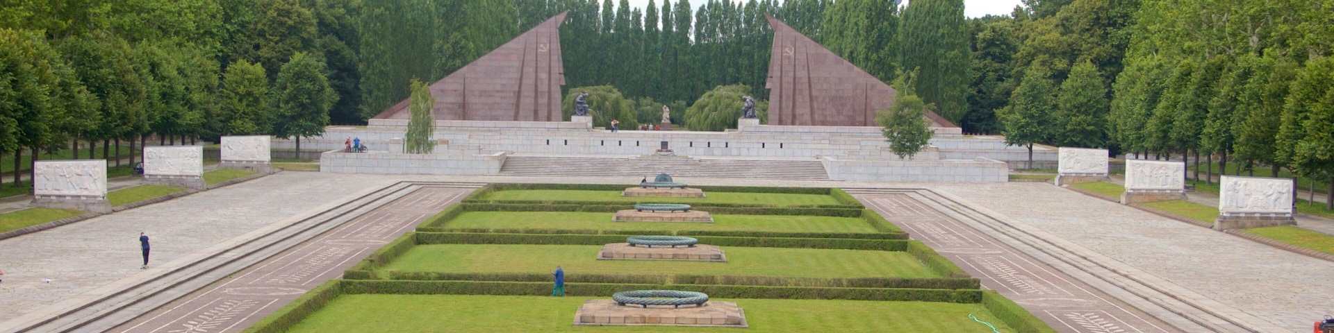 Berlin which includes a square or plaza and a garden