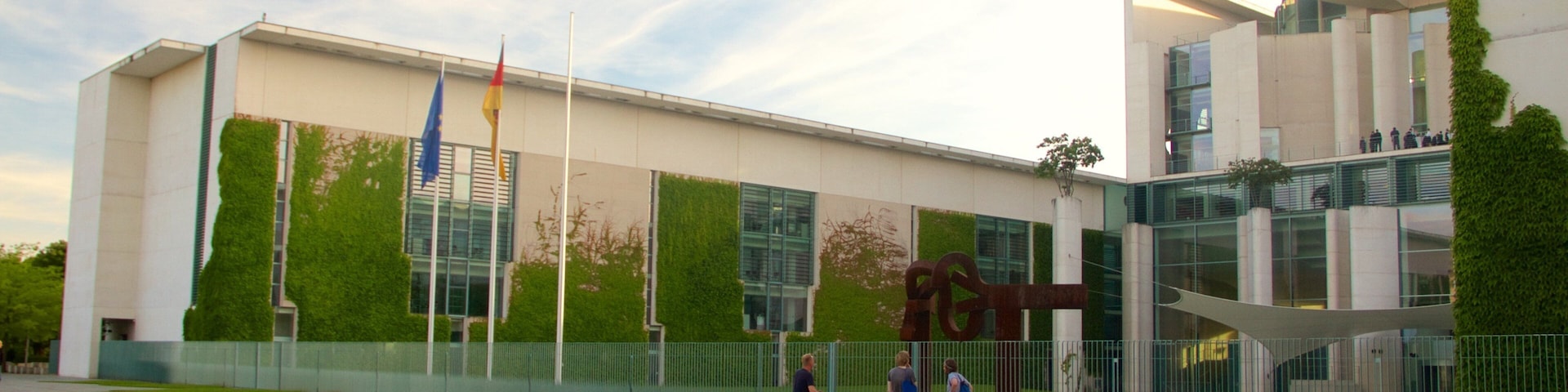 German Chancellery which includes modern architecture