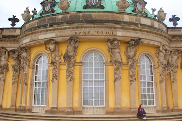 Sanssouci Palace showing heritage architecture, château or palace and heritage elements