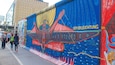 East Side Gallery which includes art and outdoor art