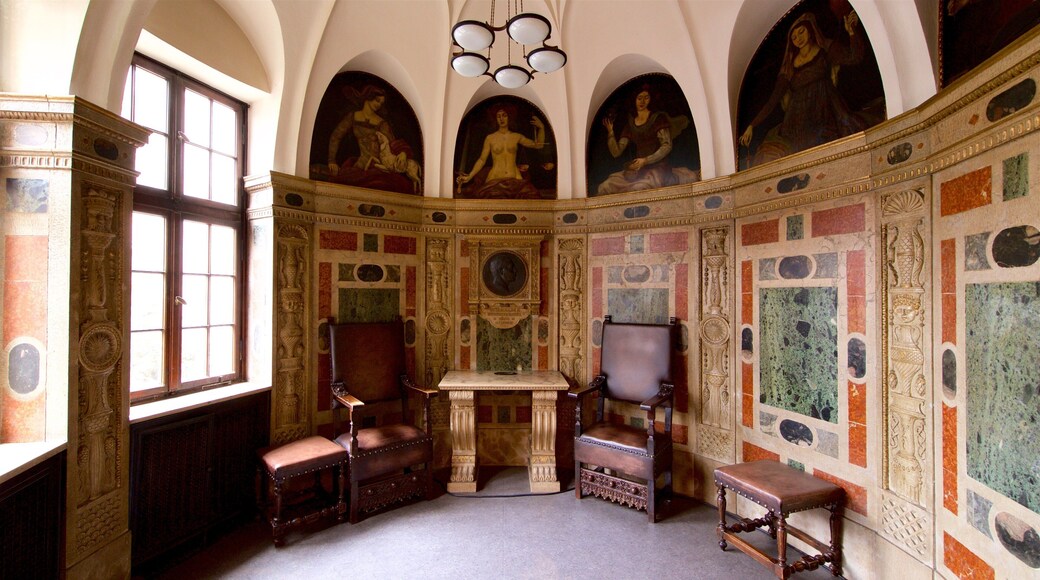 Ayuntamiento de Bremen, Bremen, Alemania mostrando vista interna, arte y elementos patrimoniales