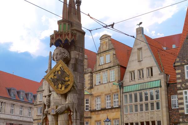 Bremer Roland mit einem Geschichtliches