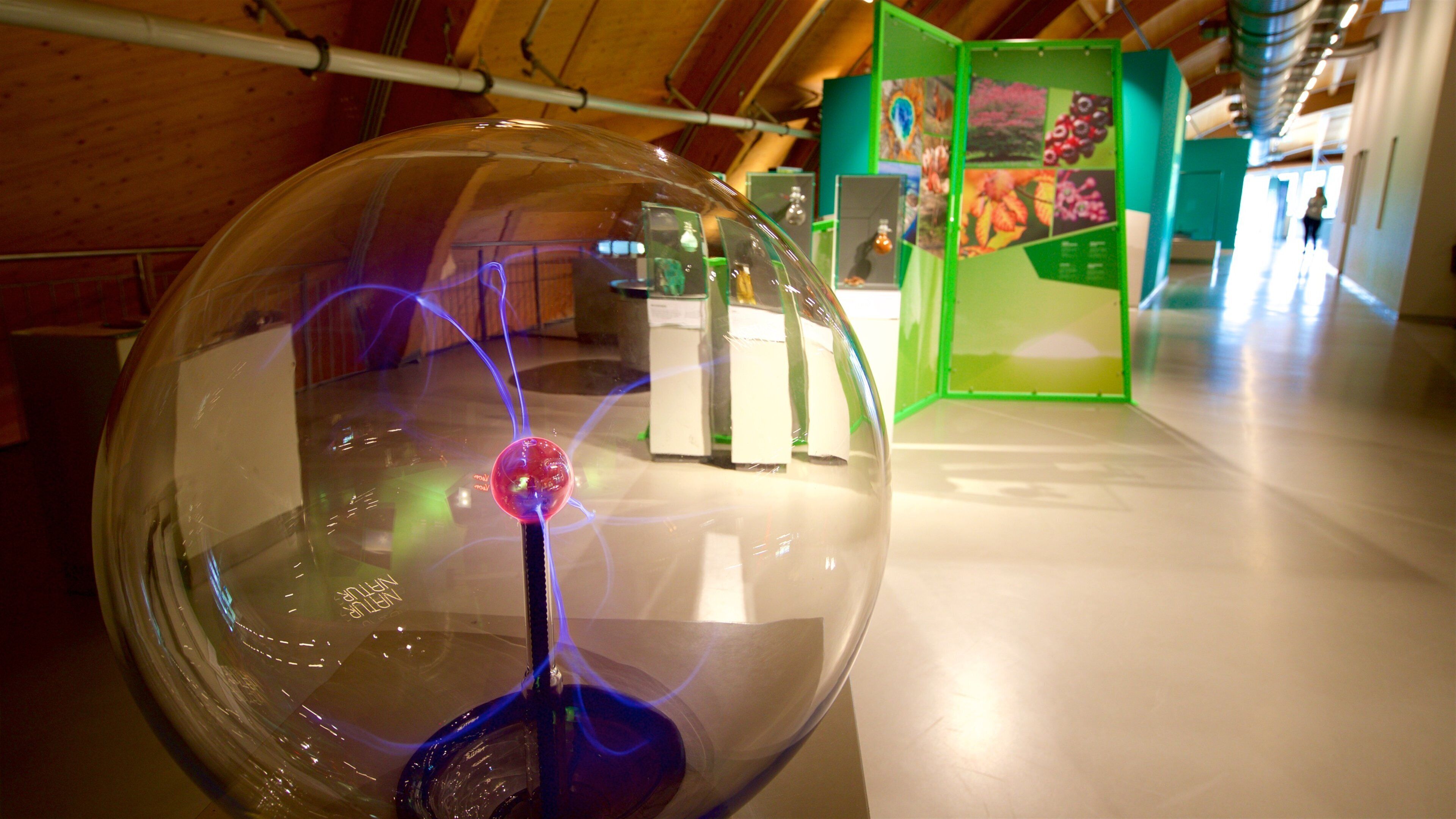 Universums center for videnskab som viser interiør