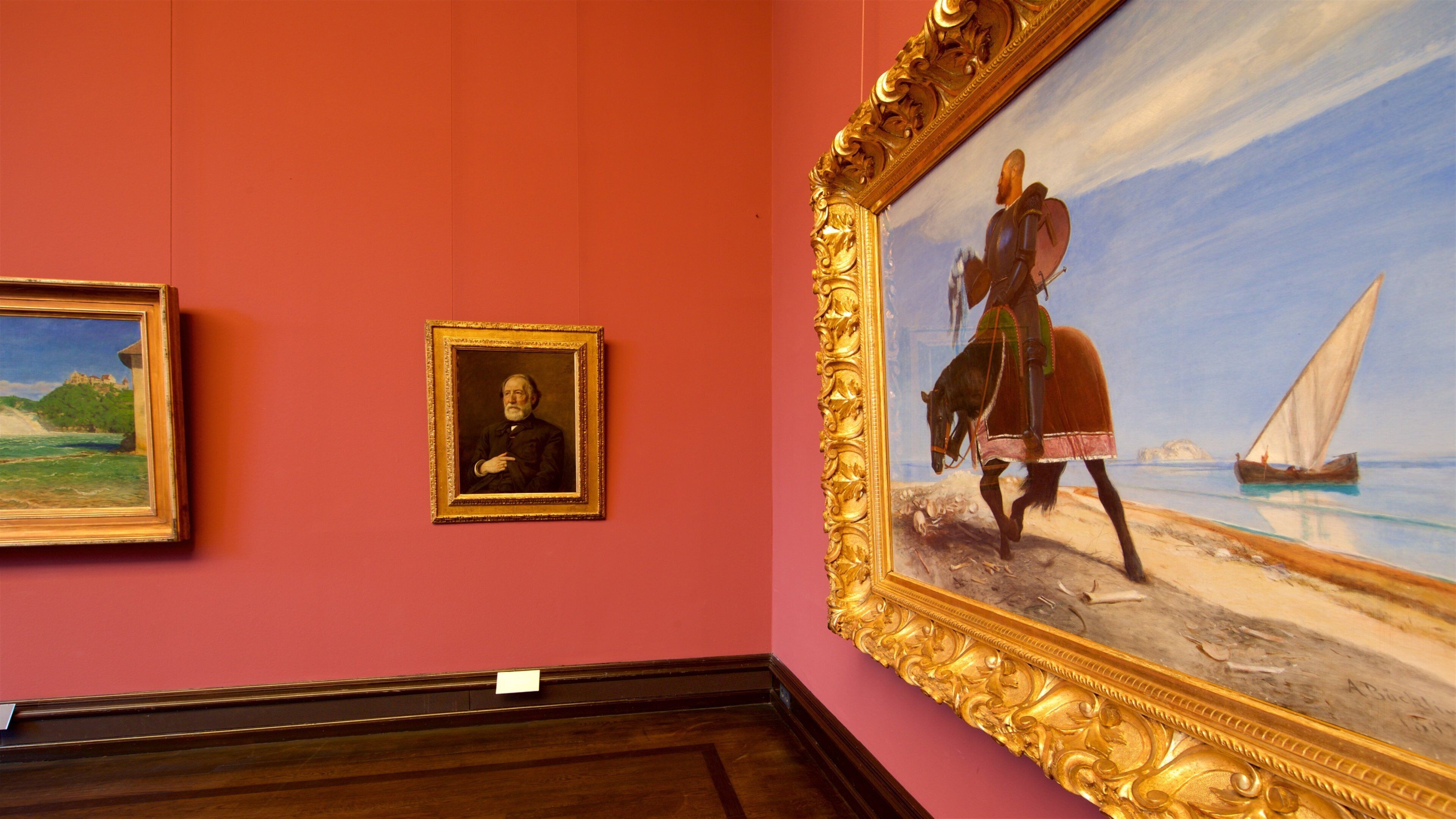 Kunsthalle Bremen showing art and interior views