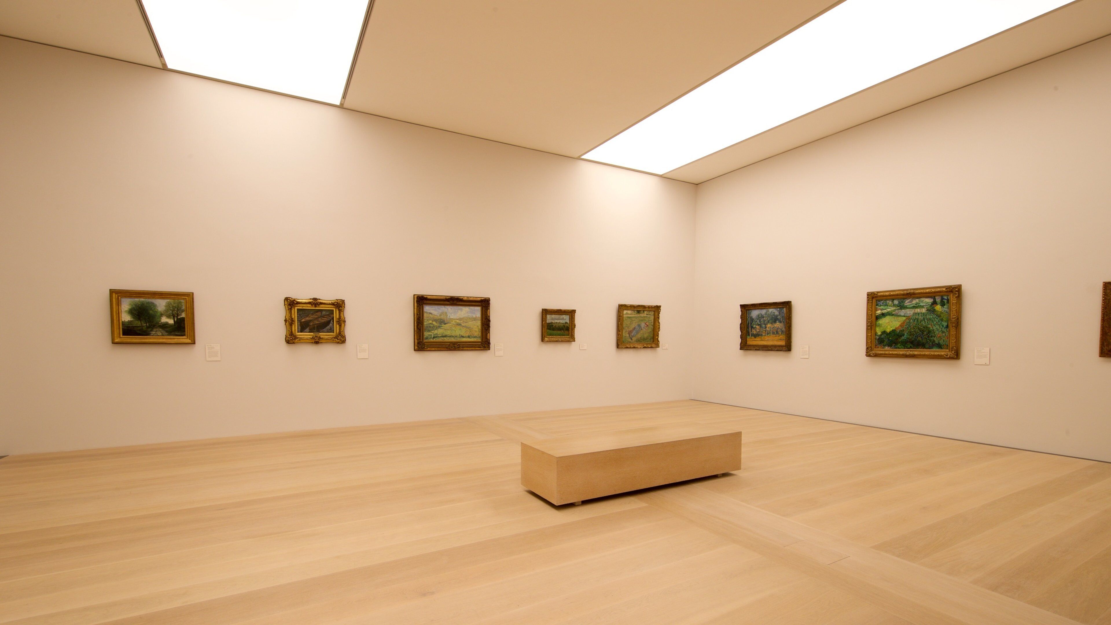Kunsthalle Bremen showing interior views and art