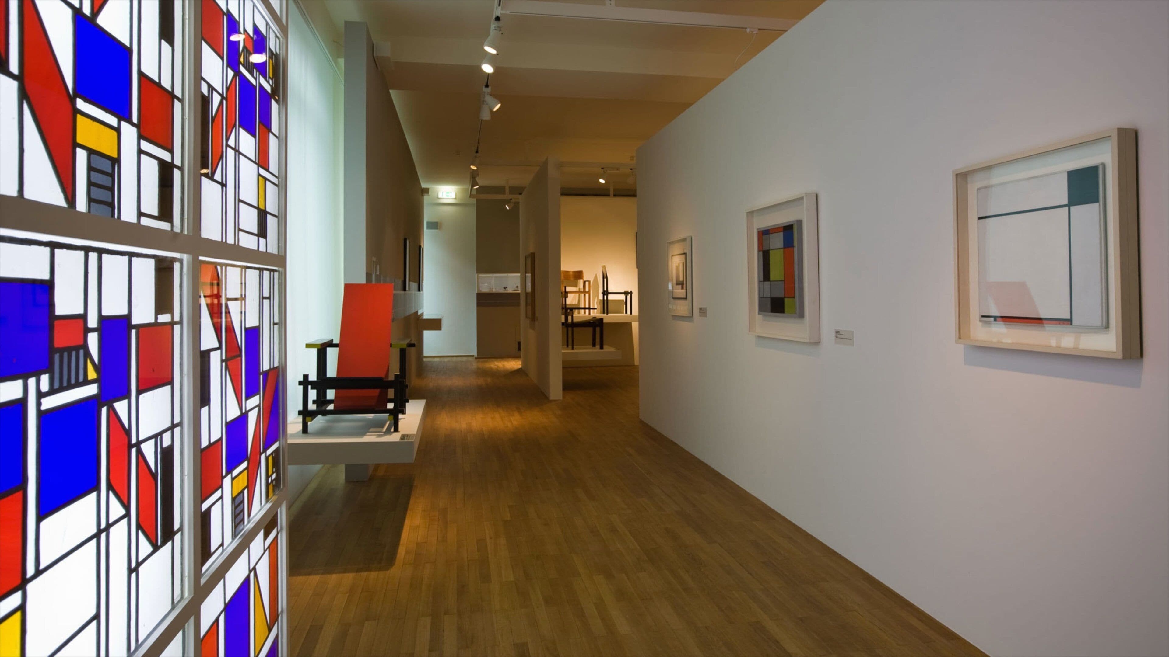 Museum für Angewandte Kunst som inkluderar konst och interiörer