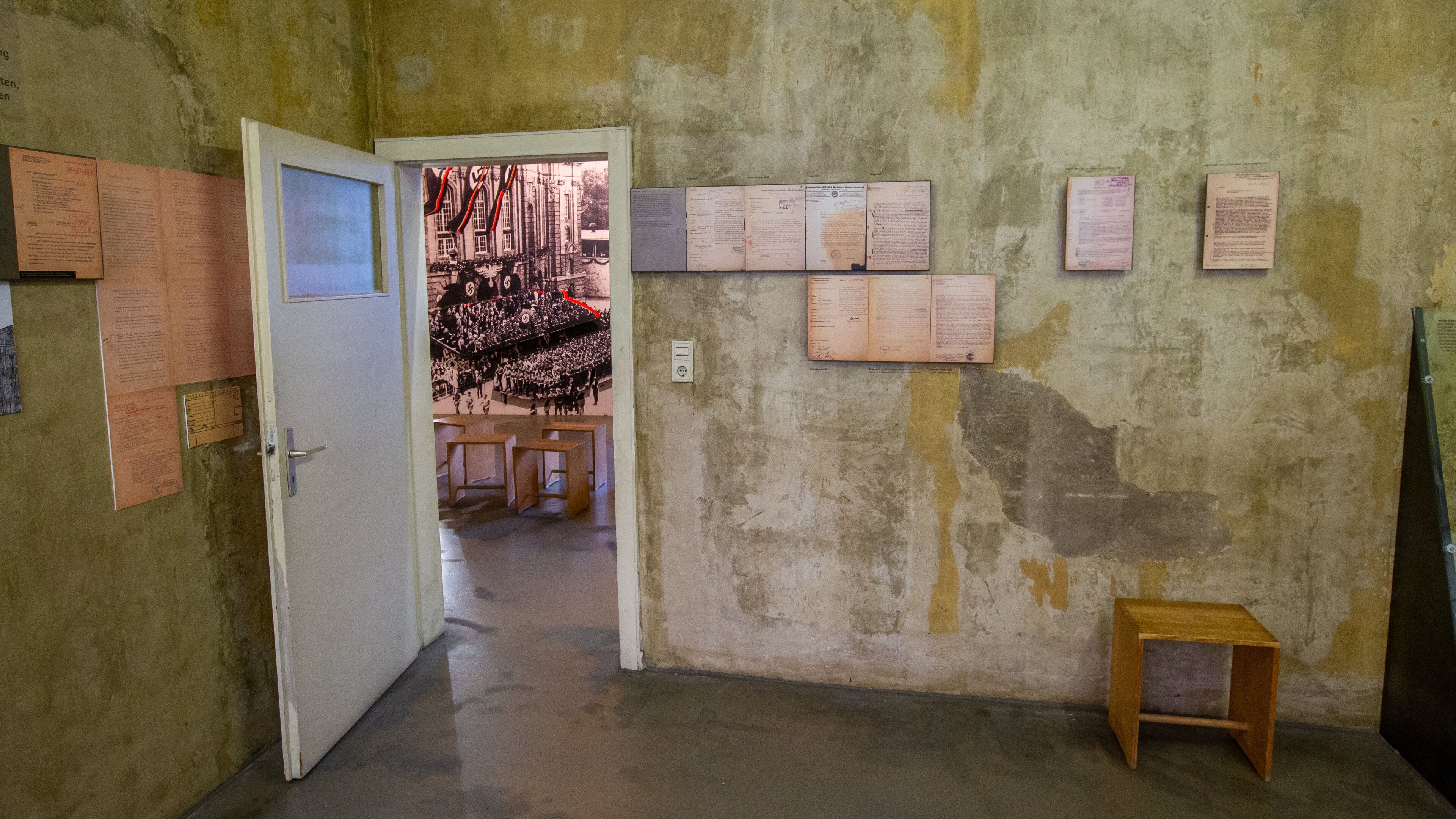 National Socialist Documentation Center which includes heritage elements and interior views