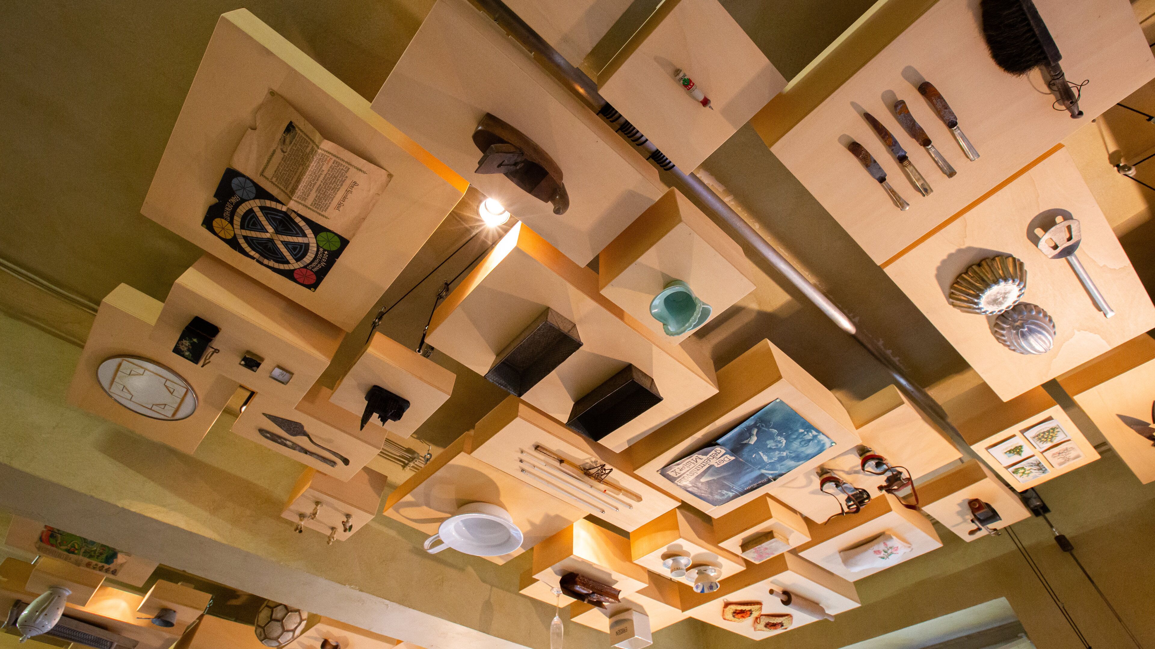 National Socialist Documentation Center featuring art and interior views