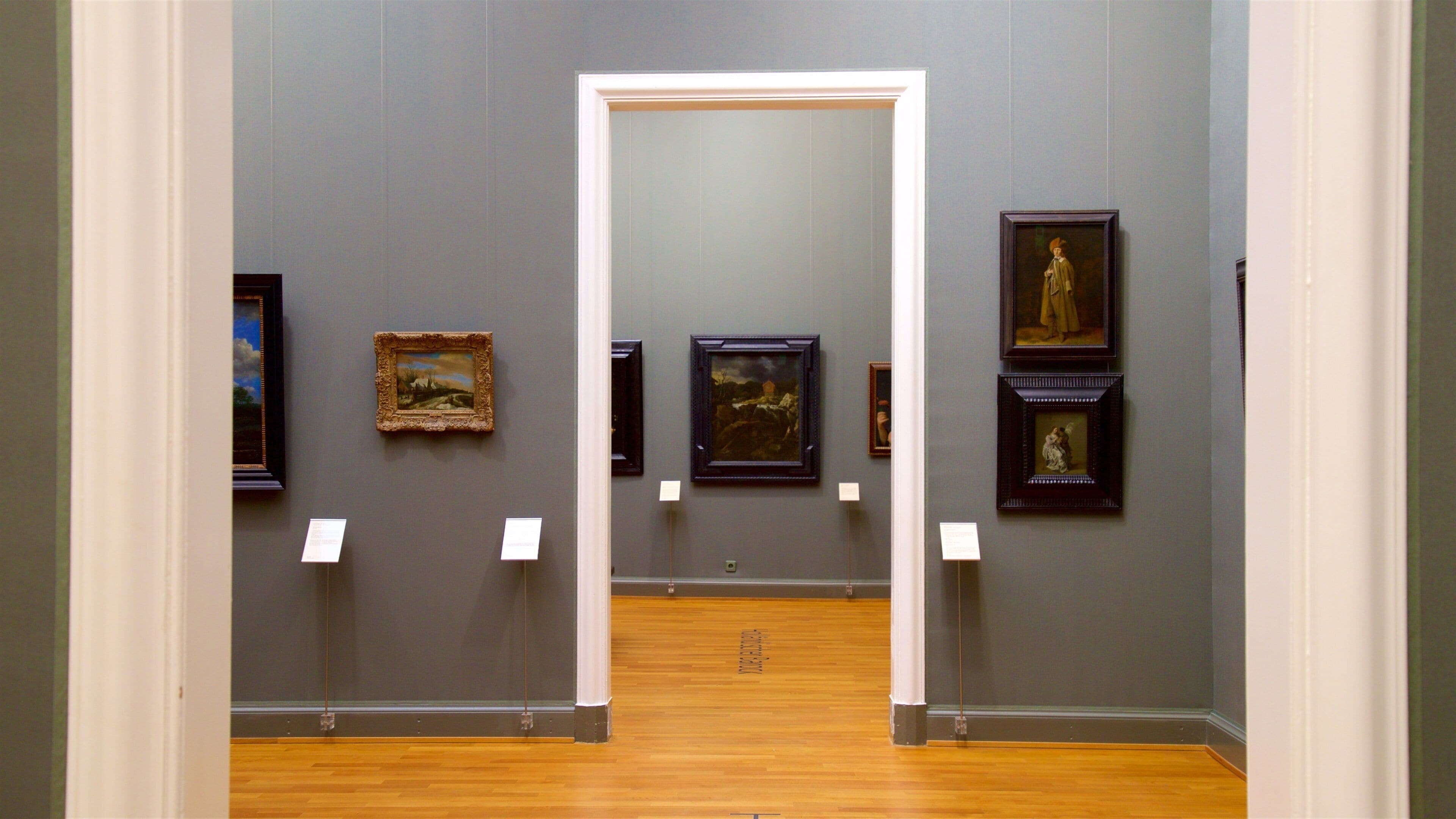 Niedersachsen statsmuseum som viser kunst og innendørs