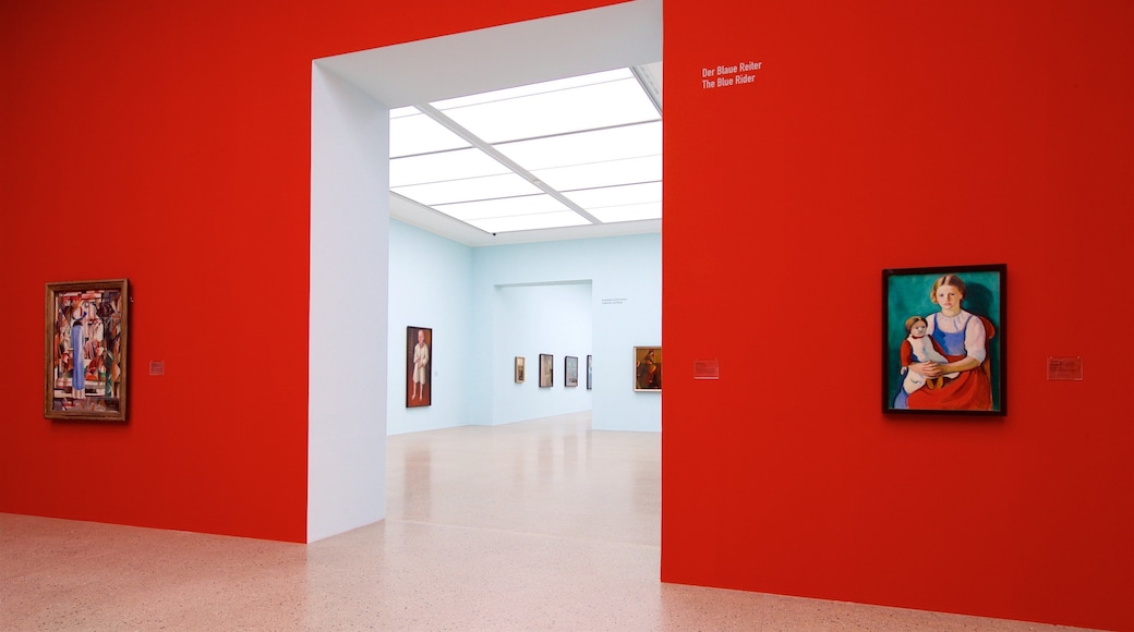 Sprengel Museum featuring interior views and art