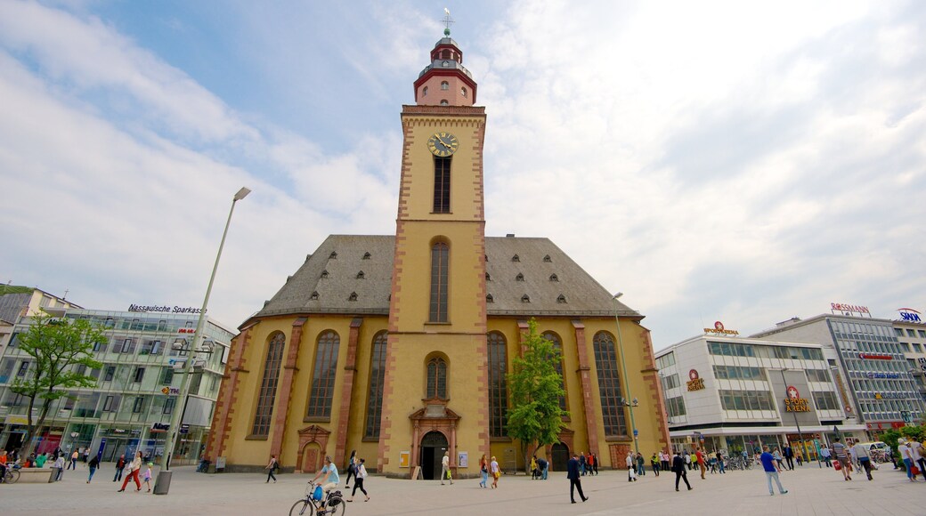 Hauptwache showing heritage architecture, a city and a square or plaza
