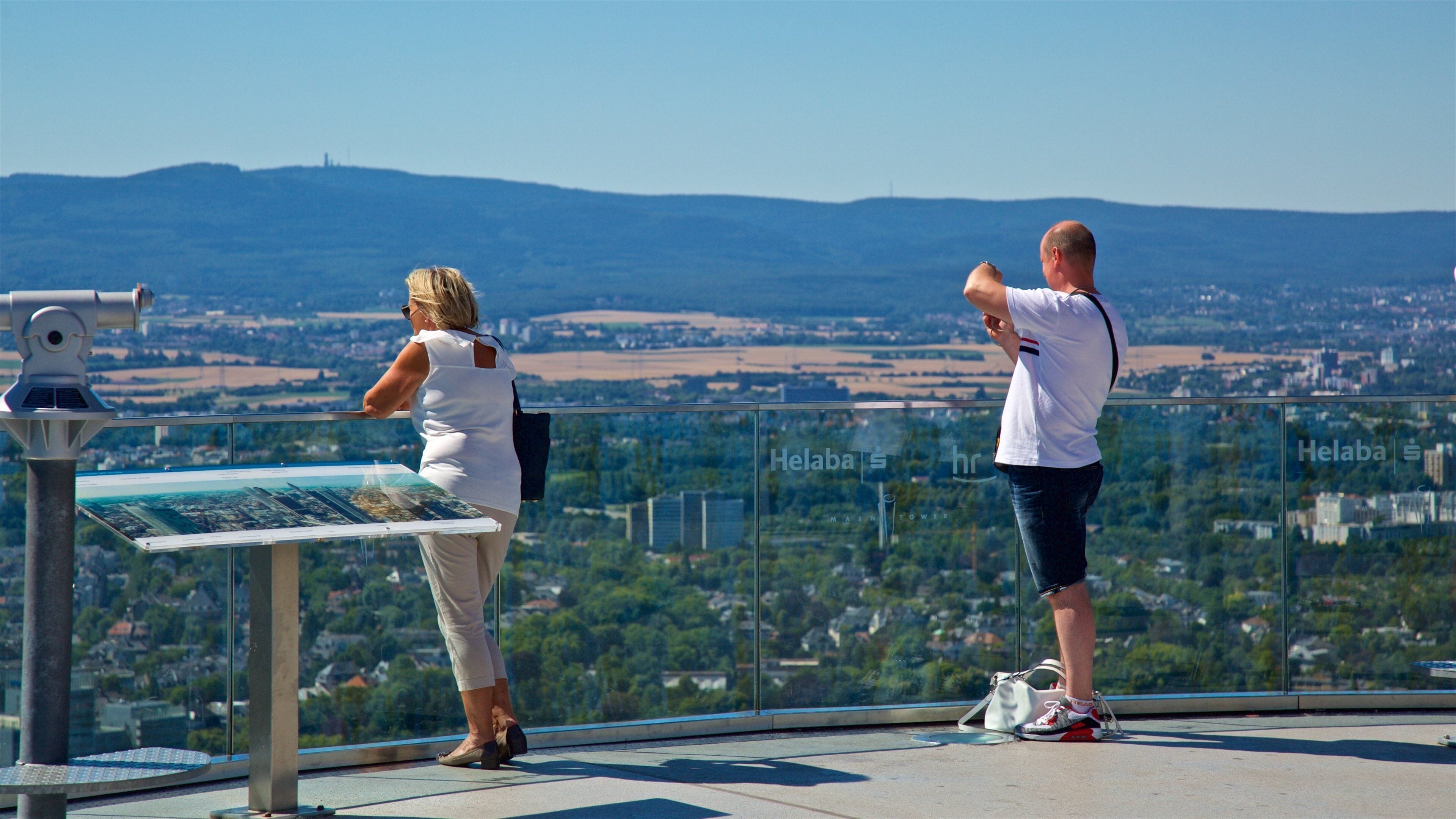 Maintower showing views as well as a couple