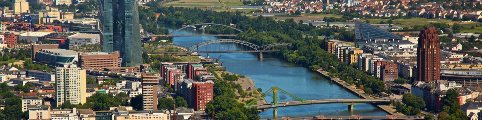 Maintower featuring a river or creek, landscape views and a city