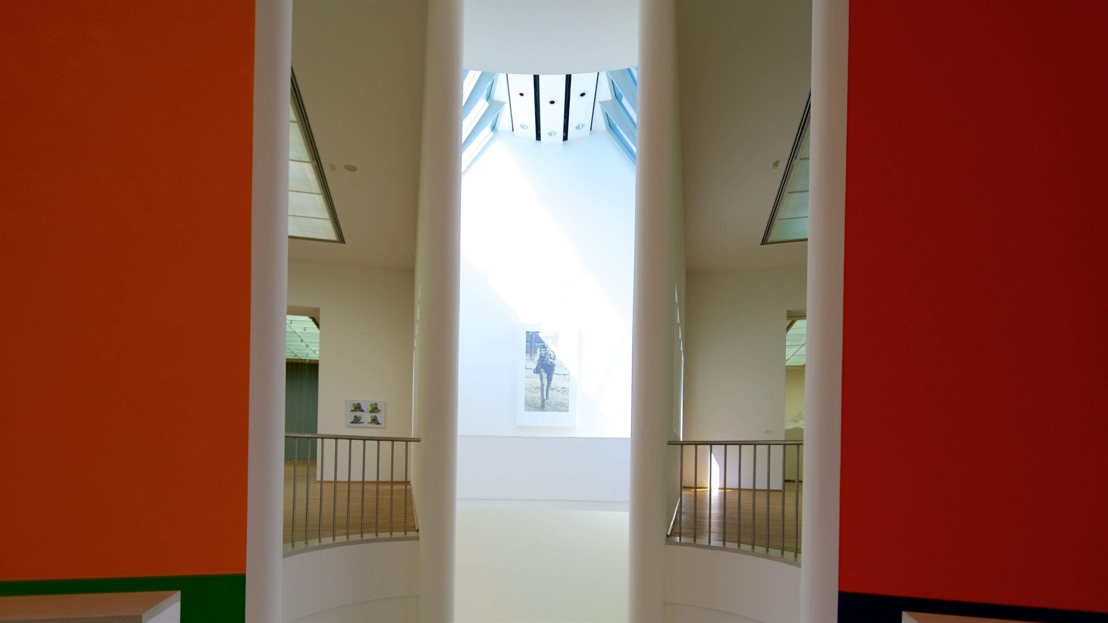 Museum MMK for Modern Art which includes art and interior views