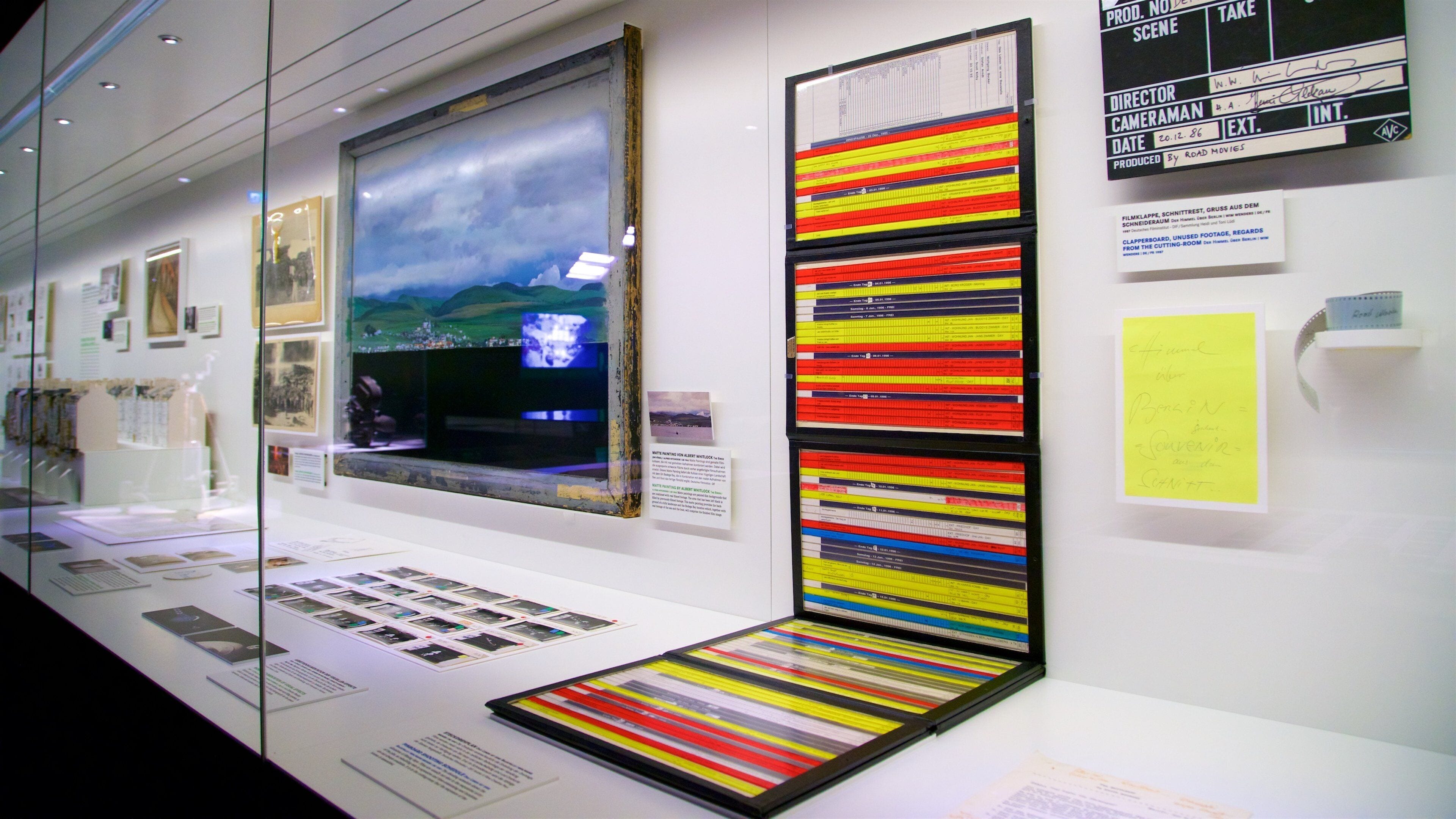 Museu do Filme Alemão mostrando elementos de patrimônio e vistas internas