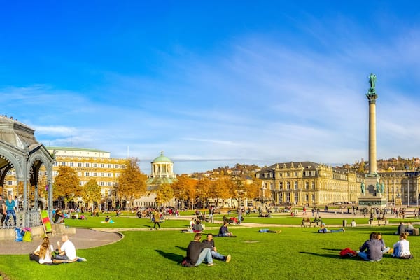Neues Schloss, Schlossplatz, Stuttgart, Deutschland