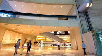 Mercedes Benz Museum showing interior views