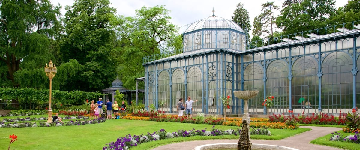 Zoo de Wilhelma ofreciendo un jardín