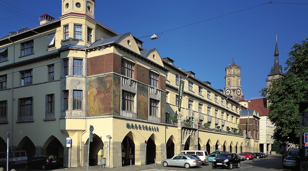 Market Hall which includes markets, heritage elements and a city