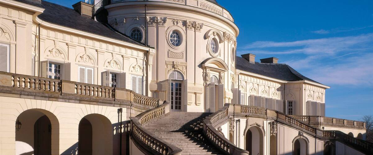 Solitude Palace which includes heritage architecture and château or palace